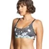 Onzie Graphic Elastic Yoga Sports Bra Blossom