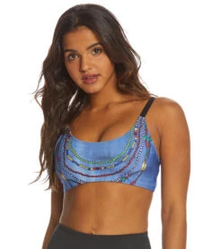 Onzie Graphic Elastic Yoga Sports Bra Santaria -Yoga Alliance 1740084871203 santaria