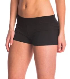 Hard Tail Booty Yoga Shorts -Yoga Alliance 1740089393187 black 3a