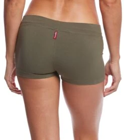 Hard Tail Booty Yoga Shorts -Yoga Alliance 1740090212387 olive 3a