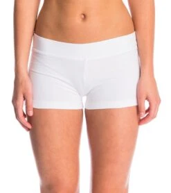 Hard Tail Booty Yoga Shorts -Yoga Alliance 1740092571683 white 1a