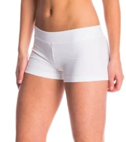 Hard Tail Booty Yoga Shorts -Yoga Alliance 1740092571683 white 2a