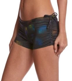 Onzie Side String Yoga Shorts Stained Glass -Yoga Alliance 1740101943331 stainedglass