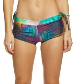 Onzie Side String Yoga Shorts Smoke And Mirror -Yoga Alliance 1740104990755 smokeandmirror