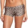 Onzie Side String Yoga Shorts Leopard -Yoga Alliance 1740107186211 leopard 2a