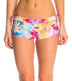 Onzie Side String Yoga Shorts Hawaiian Tropic -Yoga Alliance 1740112986147 hawaiiantropic
