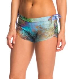 Onzie Side String Yoga Shorts Yellowstone
