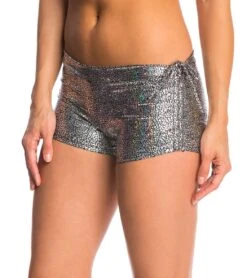 Onzie Side String Yoga Shorts Pebbles