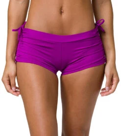 Onzie Side String Yoga Shorts Orchid -Yoga Alliance 1740120850467 orchid
