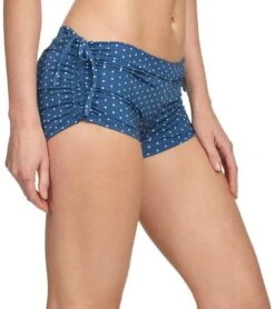 Onzie Side String Yoga Shorts Pebble Dot