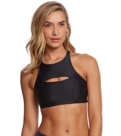 Onzie Open Heart Yoga Sports Bra Black 9 Onzie Open Heart Yoga Sports Bra Black -Yoga Alliance 1740176326691 black
