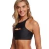 Onzie Open Heart Yoga Sports Bra Black -Yoga Alliance 1740176326691 black 2a
