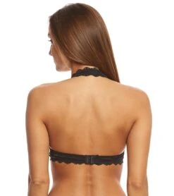 Free People Galloon Lace Halter Bra -Yoga Alliance 1740187598883 black 3a