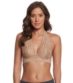 Free People Galloon Lace Halter Bra -Yoga Alliance 1740188581923 nude 1