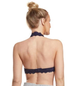 Free People Galloon Lace Halter Bra -Yoga Alliance 1740189401123 darkdenim 3a
