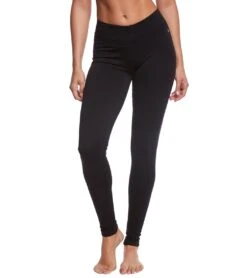 NUX V-Ankle Seamless Yoga Leggings Black -Yoga Alliance 1740192808995 black