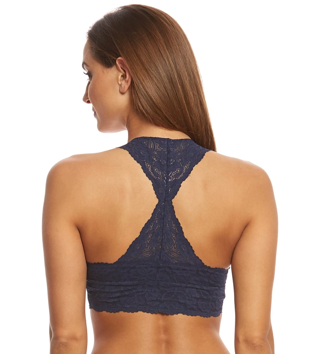 Free People Galloon Lace Racerback Bra Navy 4 Free People Galloon Lace Racerback Bra Navy - Image 2