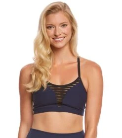 Beyond Yoga Spacedye Stacked And Sliced Racer Yoga Sports Bra Valor/Navy -Yoga Alliance 1740196773923 valornavy