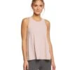 Betsey Johnson Keyhole Back Rib Yoga Tank Top Tea Rose -Yoga Alliance 1740202115107 tearose 2a