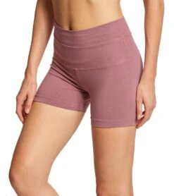 Hard Tail High Rise Yoga Booty Shorts Crush