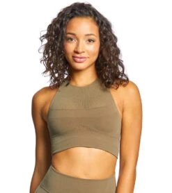Free People Movement Sculpt Seamless Yoga Crop Top Green -Yoga Alliance 1740279545891 green