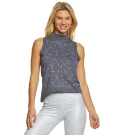 Everyday Yoga Constellations Tank -Yoga Alliance 1740285214755 heathernavy