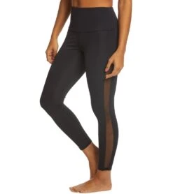 Onzie Side Runner Yoga Leggings Black 9 Onzie Side Runner Yoga Leggings Black -Yoga Alliance 1740288655395 black