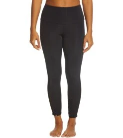 Onzie Side Runner Yoga Leggings Black