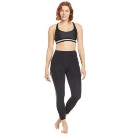 Onzie Side Runner Yoga Leggings Black/Silver -Yoga Alliance 1740288950307 blacksilver 4a