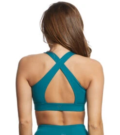 Everyday Yoga Warrior X High Neck Sports Bra 28 Everyday Yoga Warrior X High Neck Sports Bra -Yoga Alliance 1740307496995 teal 1a