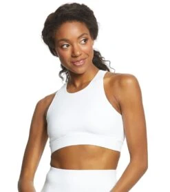 Everyday Yoga Warrior X High Neck Sports Bra 40 Everyday Yoga Warrior X High Neck Sports Bra -Yoga Alliance 1740308643875 white 2a