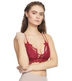Free People Adella Bralette Garnet
