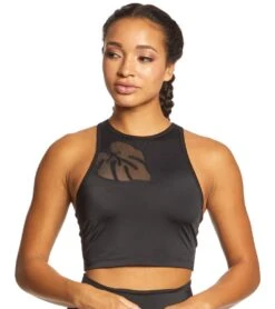Beyond Yoga Take Leaf Bralette Black -Yoga Alliance 1740321587235 black