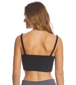 Free People Movement Berkinette Crochet Cami -Yoga Alliance 1740334727203 black 3a
