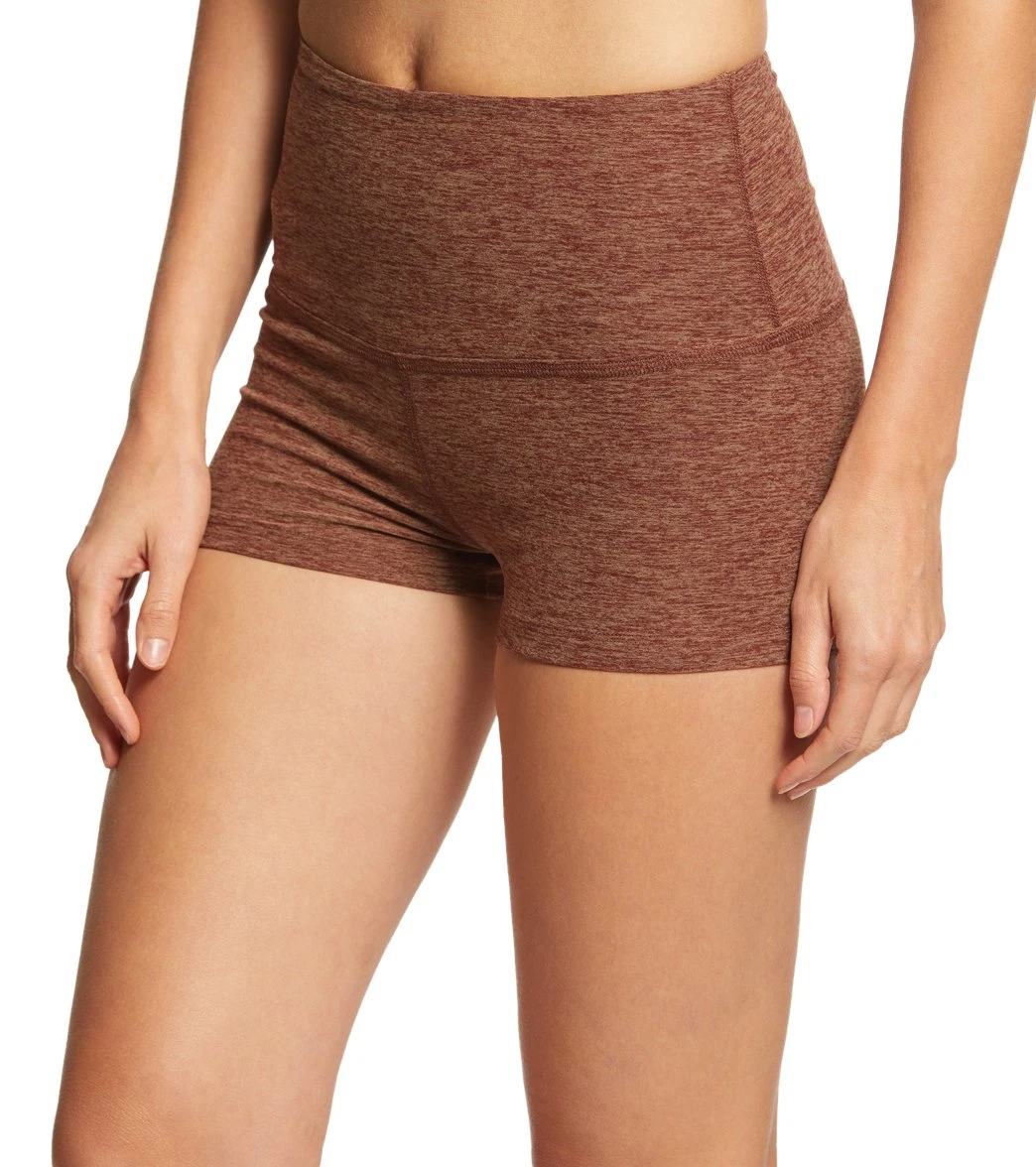 Beyond Yoga Spacedye Circuit High Waisted Short Shorts Red Rock/Tumbleweed 3 Beyond Yoga Spacedye Circuit High Waisted Short Shorts Red Rock/Tumbleweed