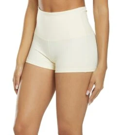 Mika Yoga Wear Bella High Waist Yoga Shorts Cream 10 Mika Yoga Wear Bella High Waist Yoga Shorts Cream -Yoga Alliance 1740345114659 cream 5a