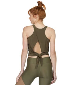Onzie Tie Back Tank Sepia -Yoga Alliance 1740354224163 sepia
