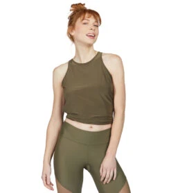 Onzie Tie Back Tank Sepia