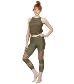 Onzie Tie Back Tank Sepia -Yoga Alliance 1740354224163 sepia 4a