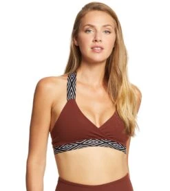 Beyond Yoga Badlands Yoga Sports Bra Red Rock
