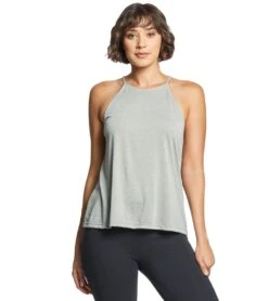 Bella + Canvas Flowy High Neck Tank Heather Stone -Yoga Alliance 1740374966307 heatherstone