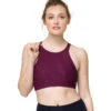 Onzie Selenite Heart Yoga Sports Bra -Yoga Alliance 1740399673379 burgundy 1a
