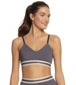 Beyond Yoga Compression One More Stripe Bra Deep Amethyst -Yoga Alliance 1740403441699 deepamethyst