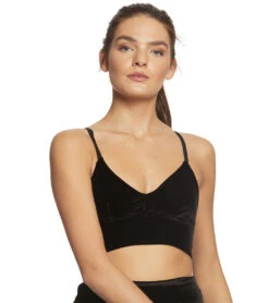 Beyond Yoga Velvet Motion Lavish Bra Black -Yoga Alliance 1740405145635 black