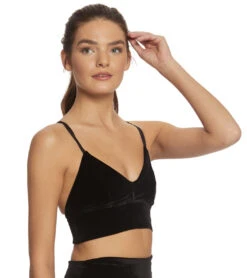 Beyond Yoga Velvet Motion Lavish Bra Black