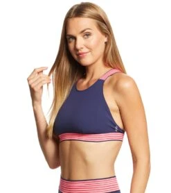 Free People Movement Solid Practice Makes Perfect Bra Navy