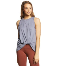 DYI Knot So Fast Workout Tank Steel -Yoga Alliance 1740412649507 steel