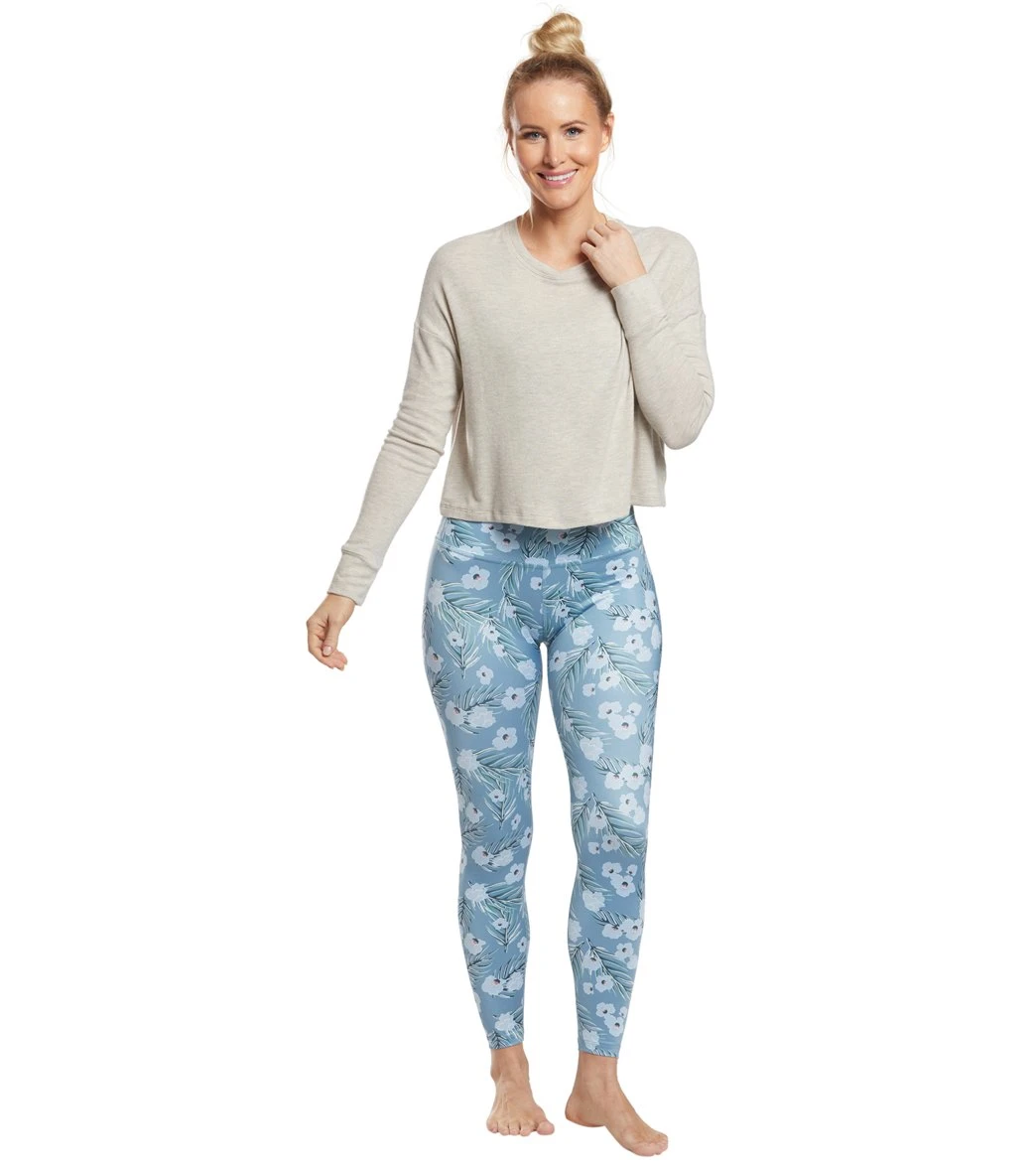 Beyond Yoga Brushed Up Cropped Yoga Pullover Oatmeal Heather 5 Beyond Yoga Brushed Up Cropped Yoga Pullover Oatmeal Heather - Image 3
