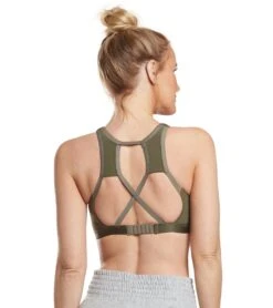 Free People Formation Yoga Sports Bra Army -Yoga Alliance 1740433031203 army