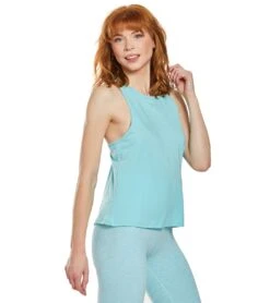 Beyond Yoga To The Point Yoga Tank Top -Yoga Alliance 1740447285283 islandtopaz 3a